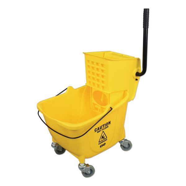 Impact Products 32 oz Side Press Mop Bucket and Wringer Combination, Yellow, Plastic IMP 7Y/2636-3Y